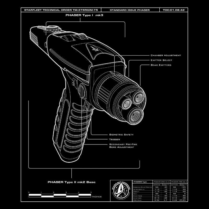Star Trek Discovery Phaseur Gadget