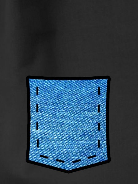 Fake Jeans Pocket