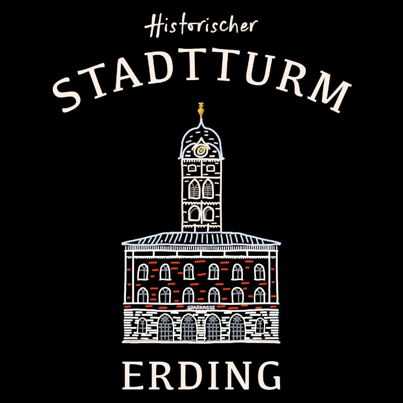 Erding kultiger Stadtturm, Bavaria, Germany