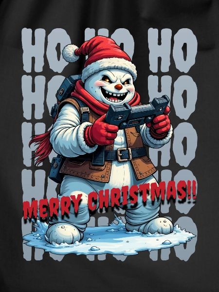 Evil Snowman Playing Christmas