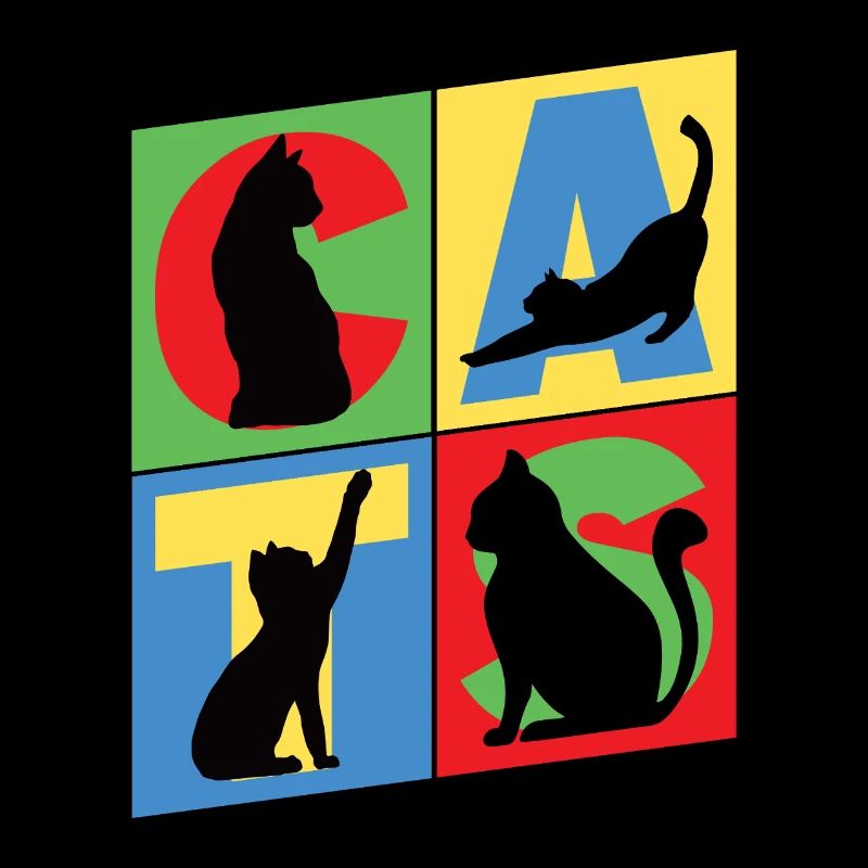 Cat Kitten Cat Kitten Kitty Silhouette Art