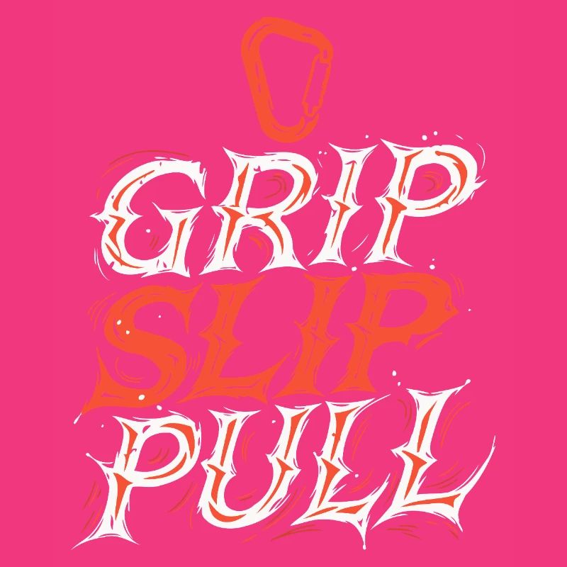 Grip Slip Pullover Dynamische Typografie