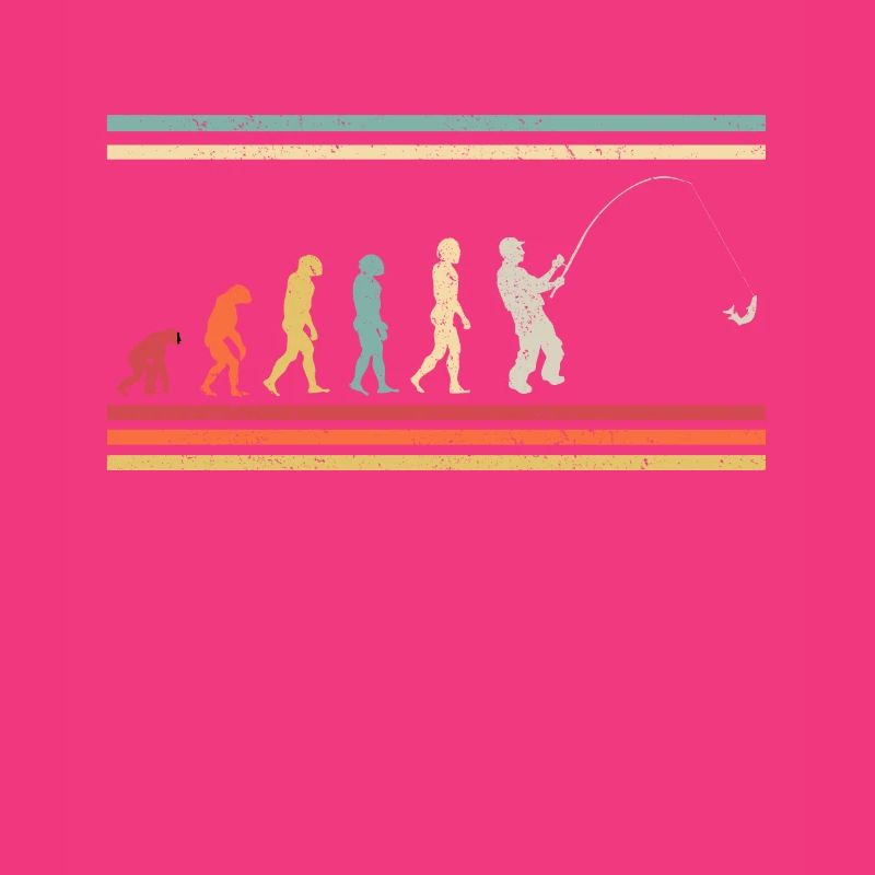 Pêcheur de pêche Evolution - rétro