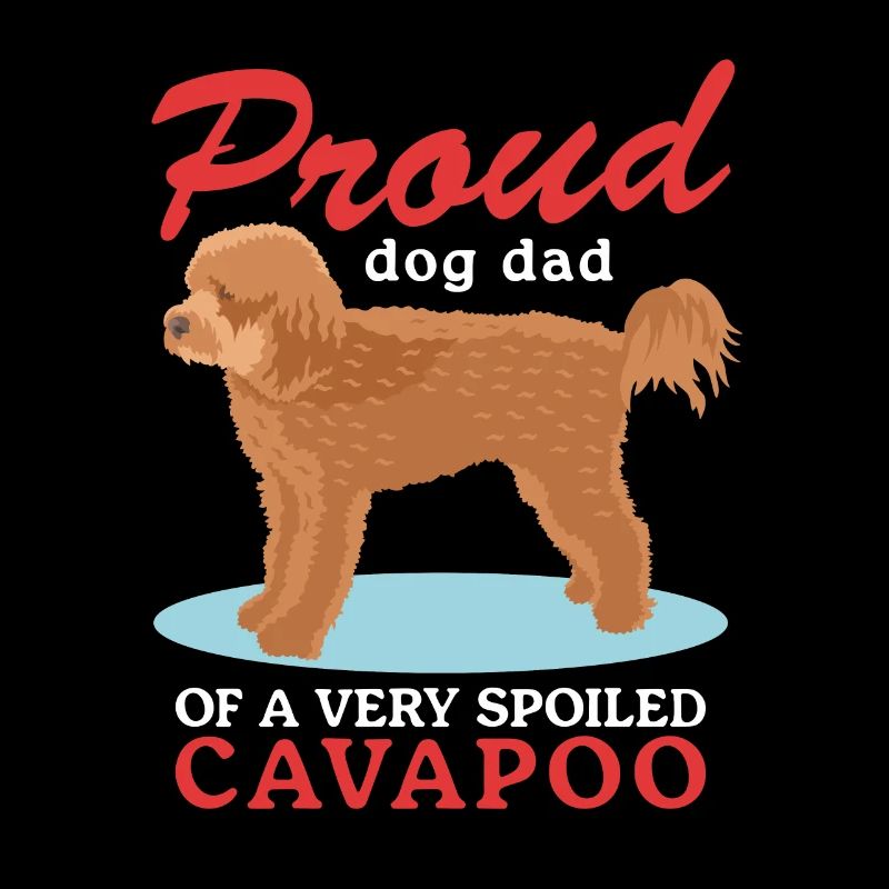 Cavapoo Dad Dogs Dog Owner Cavoodle Gift