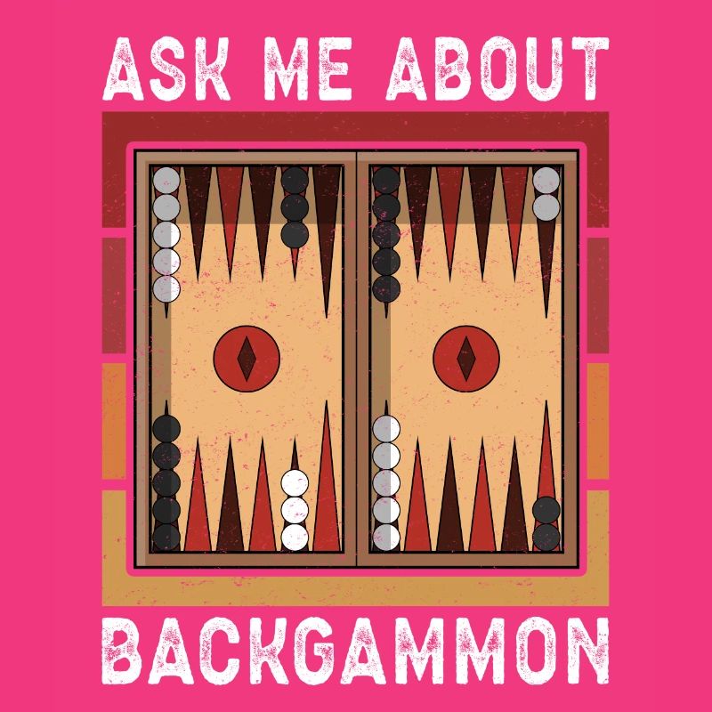 Backgammon Spieler Backgammon Brettspiel Geschenk