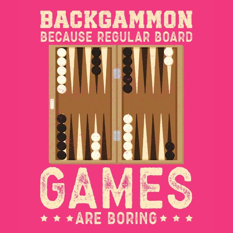 Backgammon Spieler Backgammon Brettspiel Geschenk