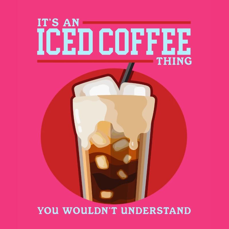 Eiskaffee Iced Coffee Kaffee Geschenk