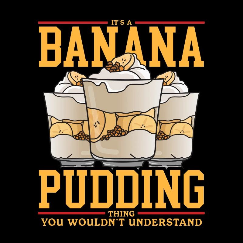 Bananenpudding Bananen-Pudding Geschenk