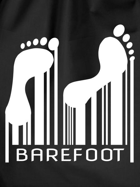 Barefoot Barcode Barfuss Strichcode Code
