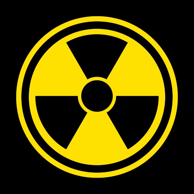 Warnschild Nuclear