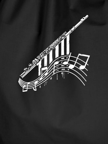 Flute Music Notes Gift