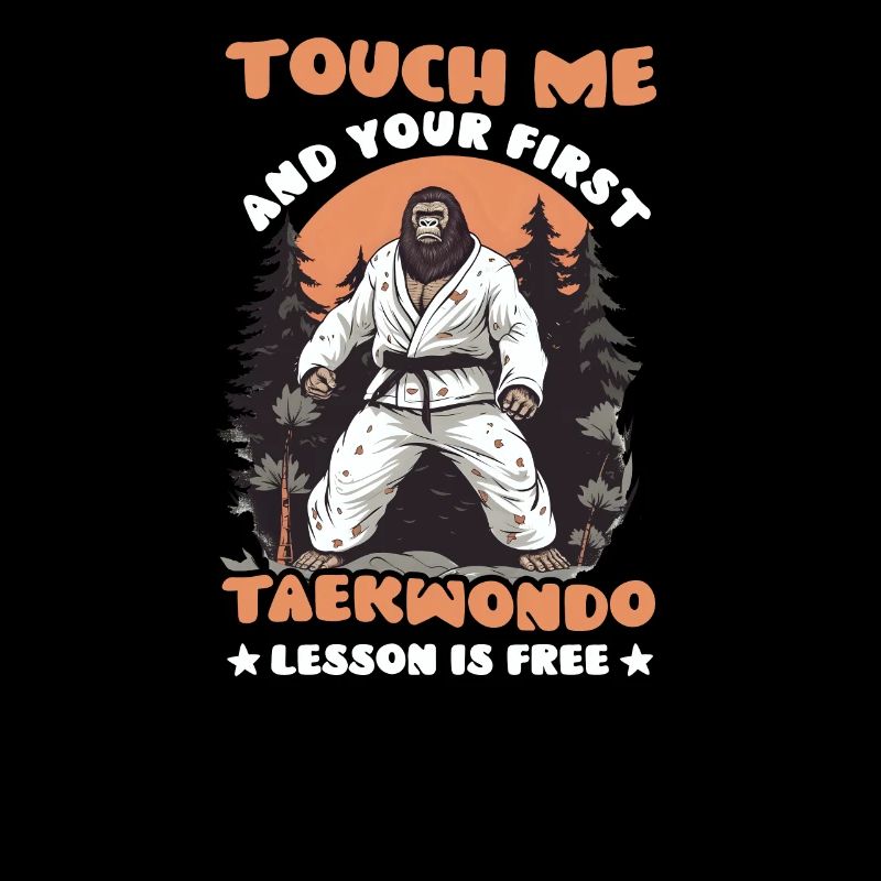 Taekwondo Fighter Touch Me For Lesson