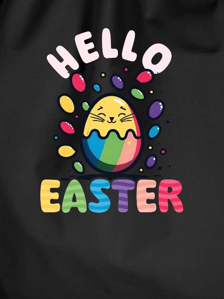 Cat Easter Hello Easter
