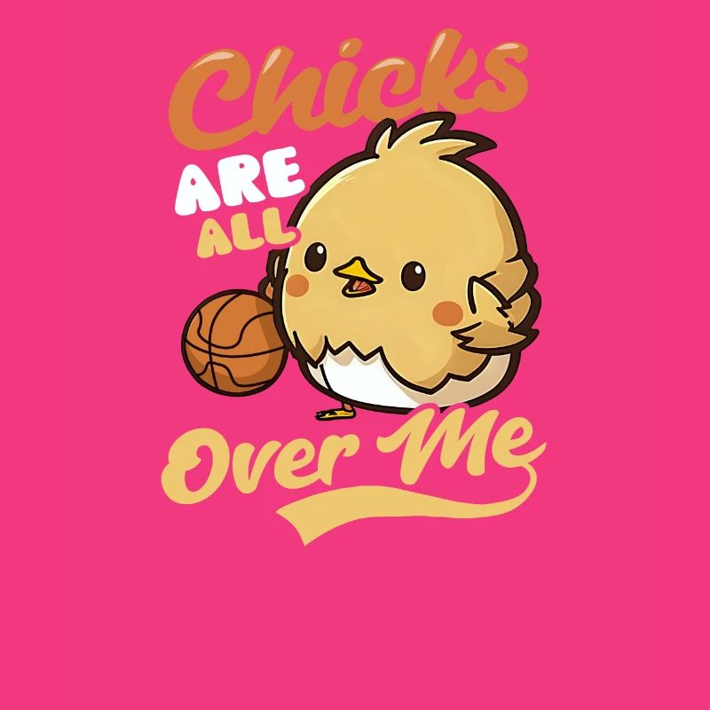 Basketball Easter Chicks All Over Me