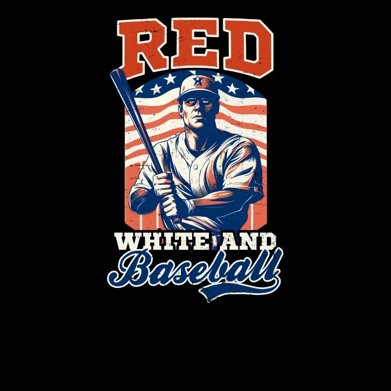 4. Juli Baseball Rot Weiß Baseball