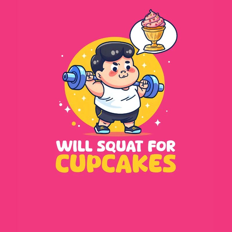 Cupcake Lover Will Squat for Cupcakes