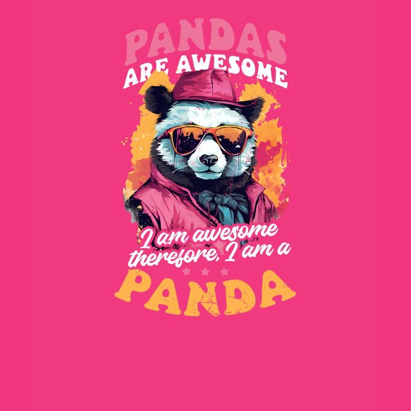 Panda Awesome Darum bin ich Awesome