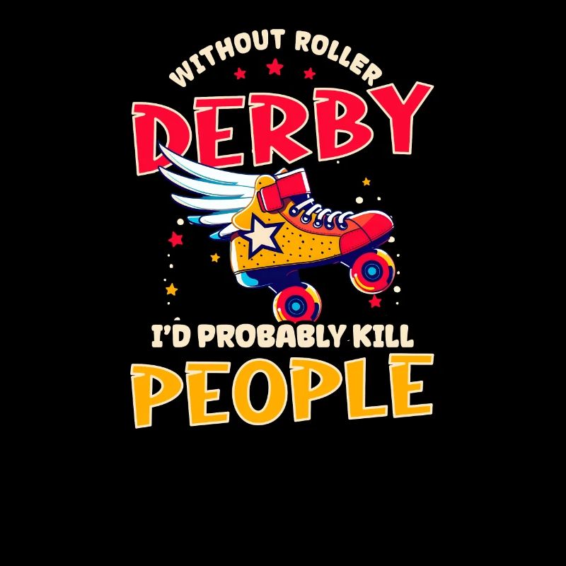 Roller Derby ohne Roller Derby Menschen