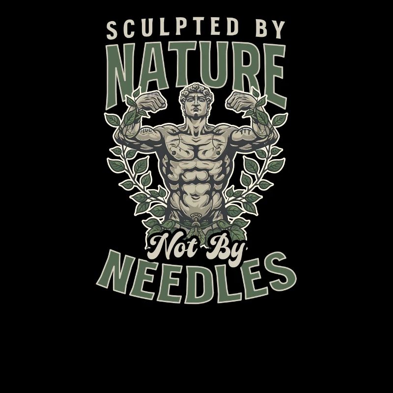 Natty Bodybuilder Sculpted by Nature, Not by Needl