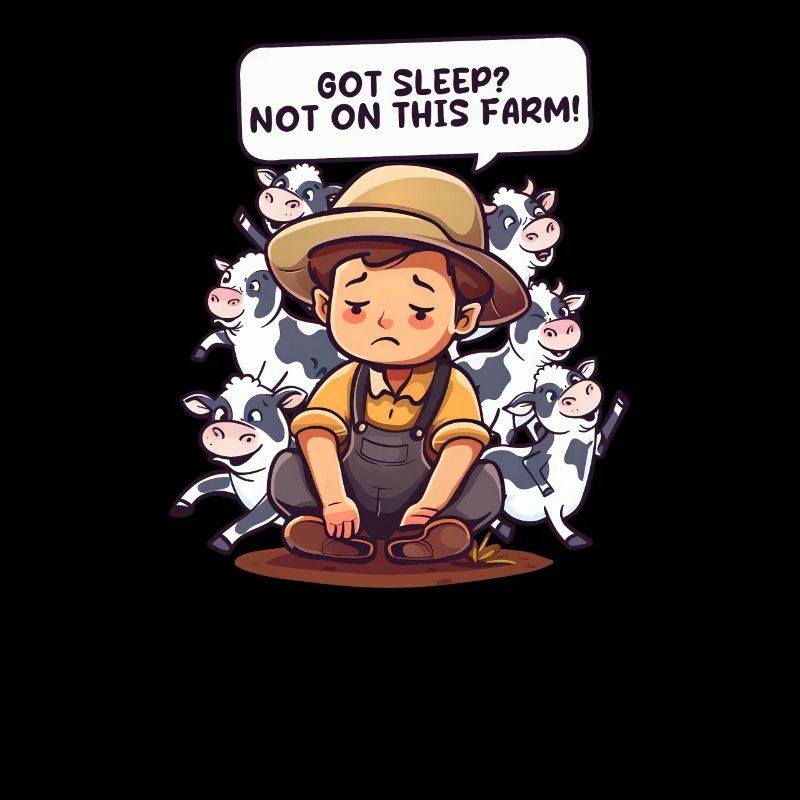 Dairy Farmer Got Sleep? Not on This Farm!