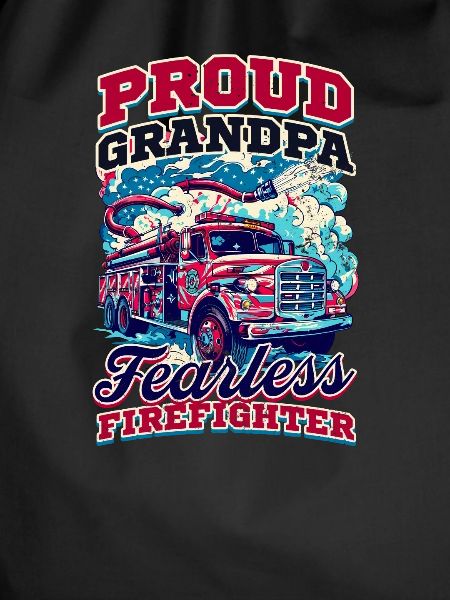 Firefighter Grandpa Fearless Firefighter