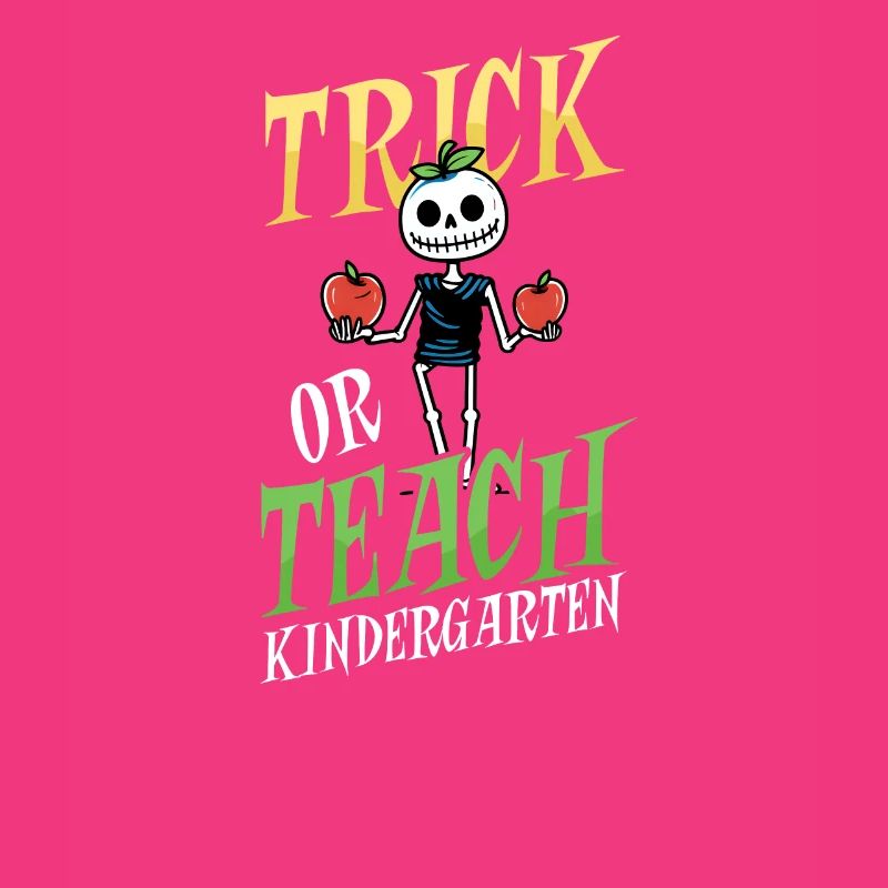 Kindergärtnerin Trick Oder Teach Skeleton