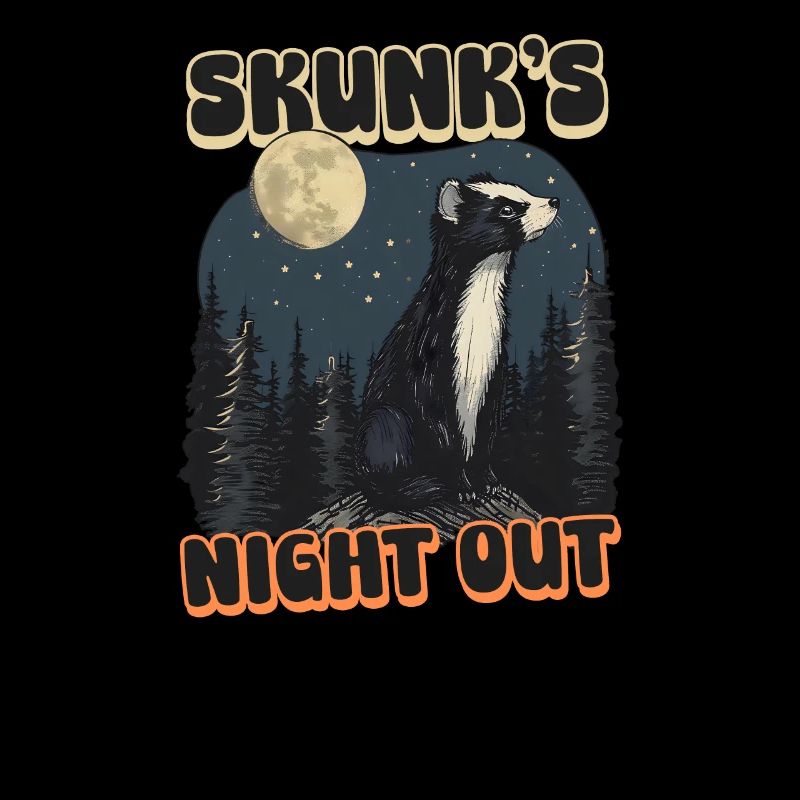 Skunk Skunks Abend
