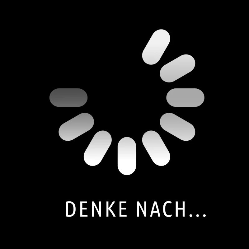 Lustiges Denke Nach Loading Geek Geschenk Shirt