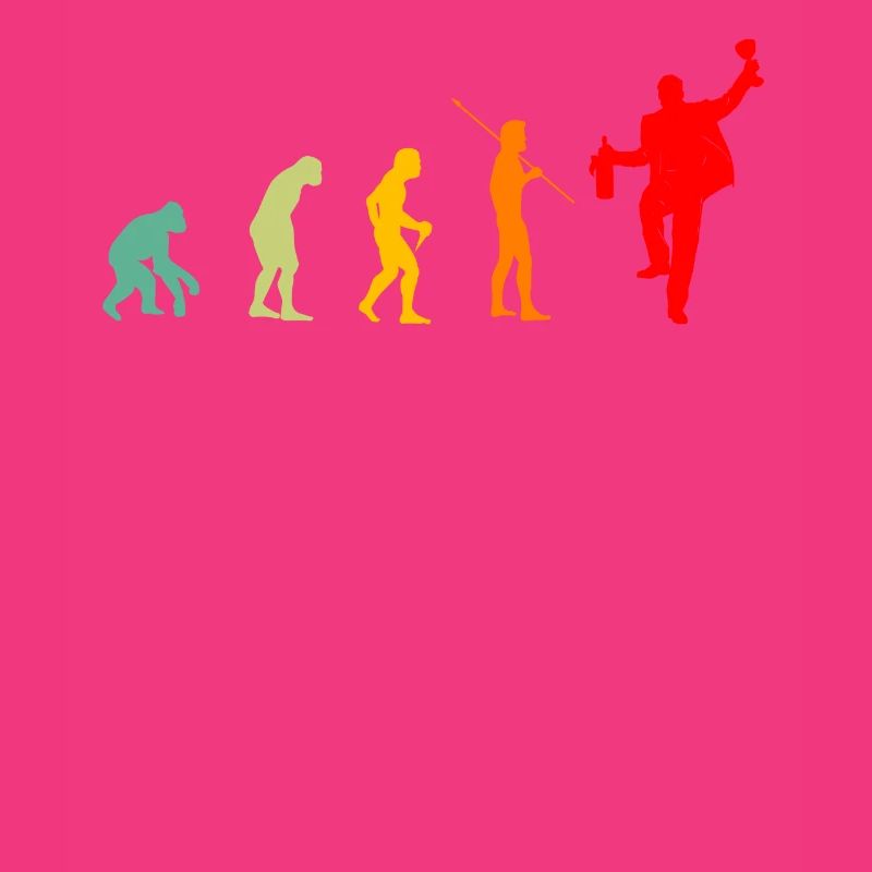 Evolution Aperitif funny gift Man