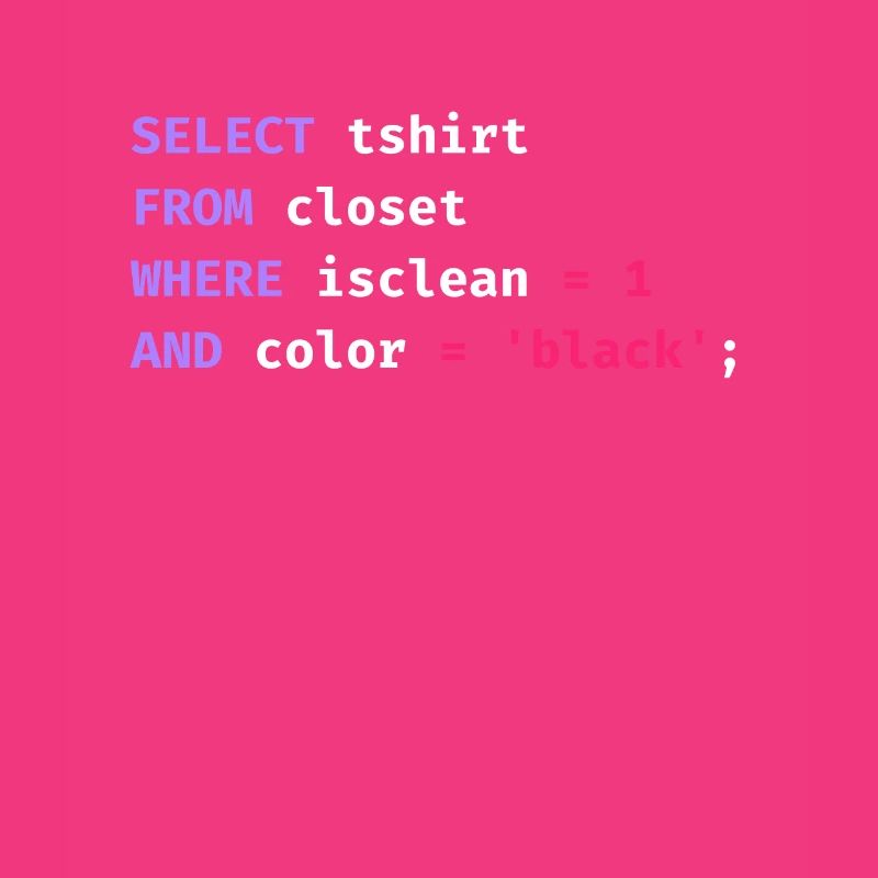 Programmer Database Science Software Coder Funny