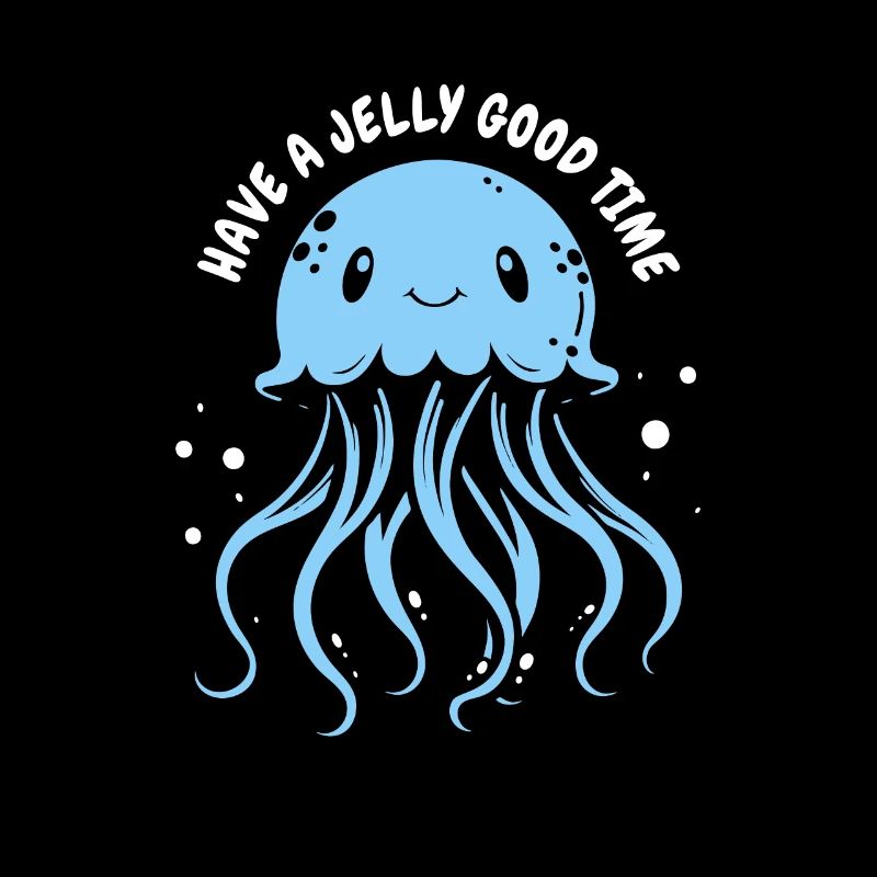 Have a jelly good time - Jellyfish with tentacles