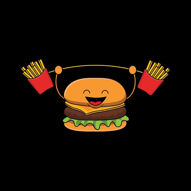 Frites haltérophiles Burger
