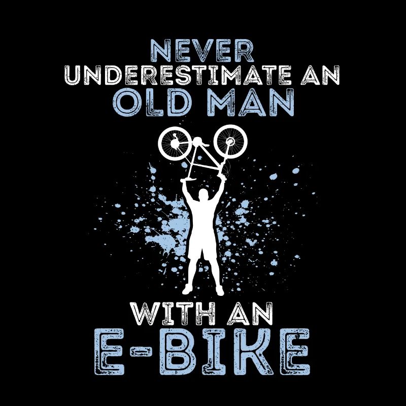 Never underestimate a men with an e-bike