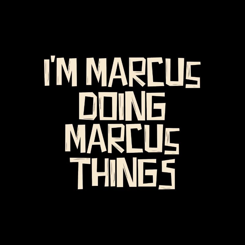 Je suis Marcus en train de faire des choses Marcus
