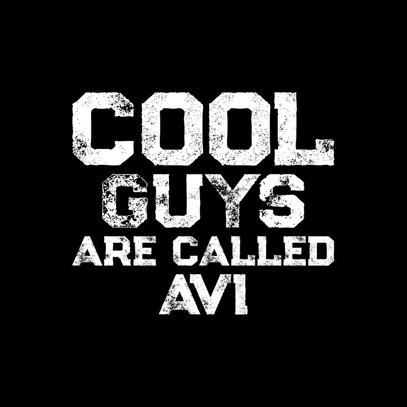 Les mecs cool s’appellent Avi