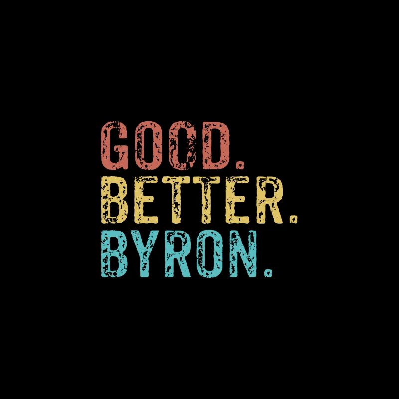 Cool guys are called byron