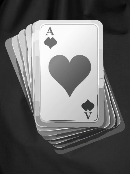 Cards black/white