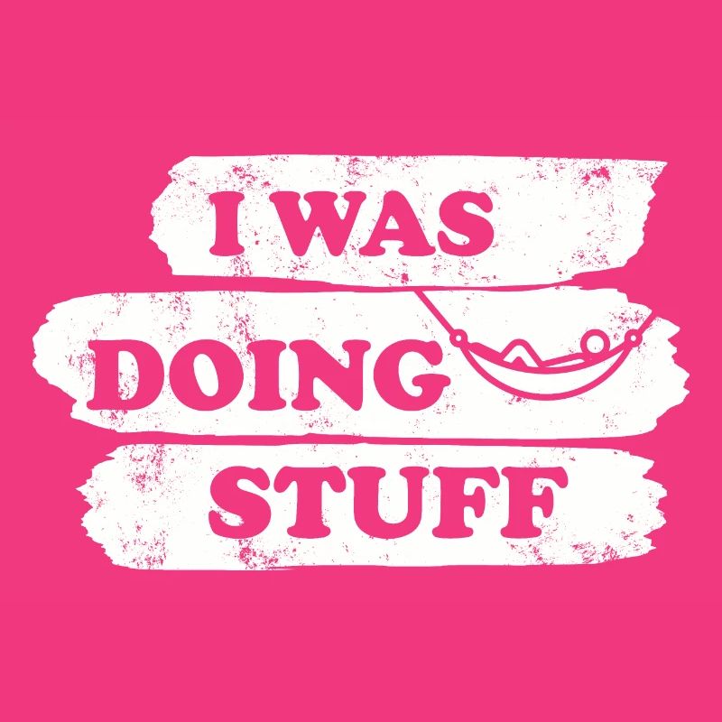 I was doing stuff - Hängematte vintage