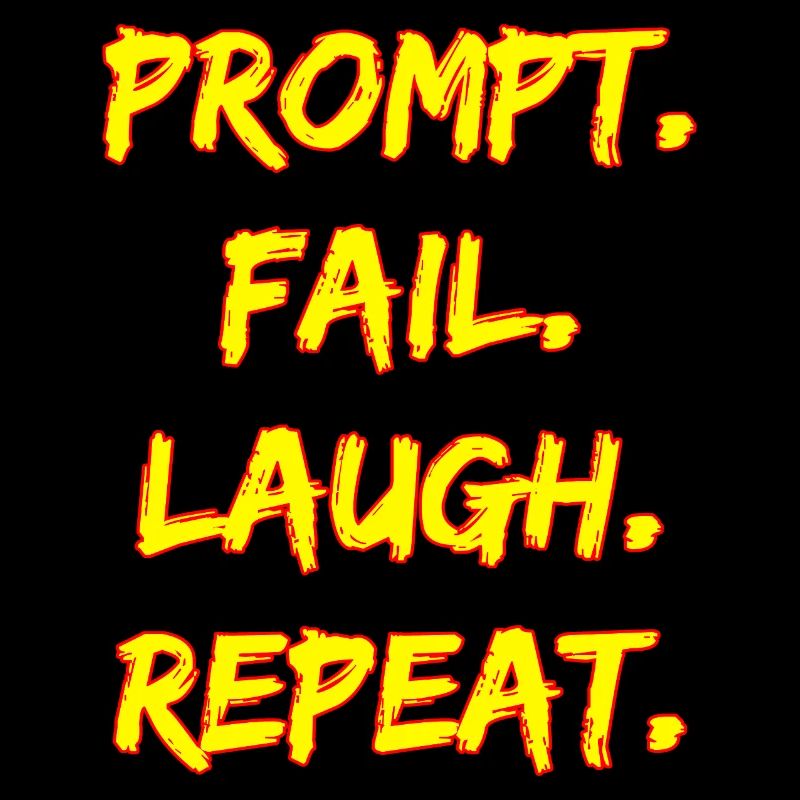 PROMPT. ÉCHOUER. RIRE. RÉPÉTER.