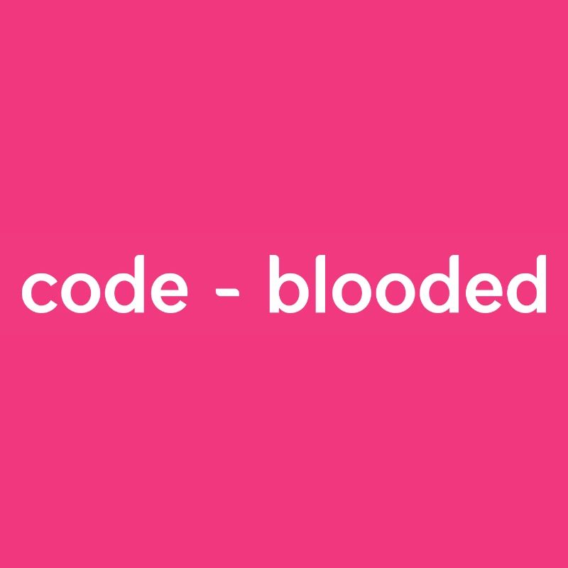 Code Blooded Programming Software Developer Admin