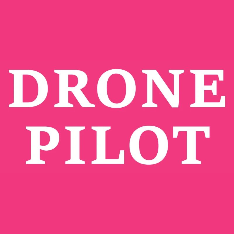 drone pilot logo white