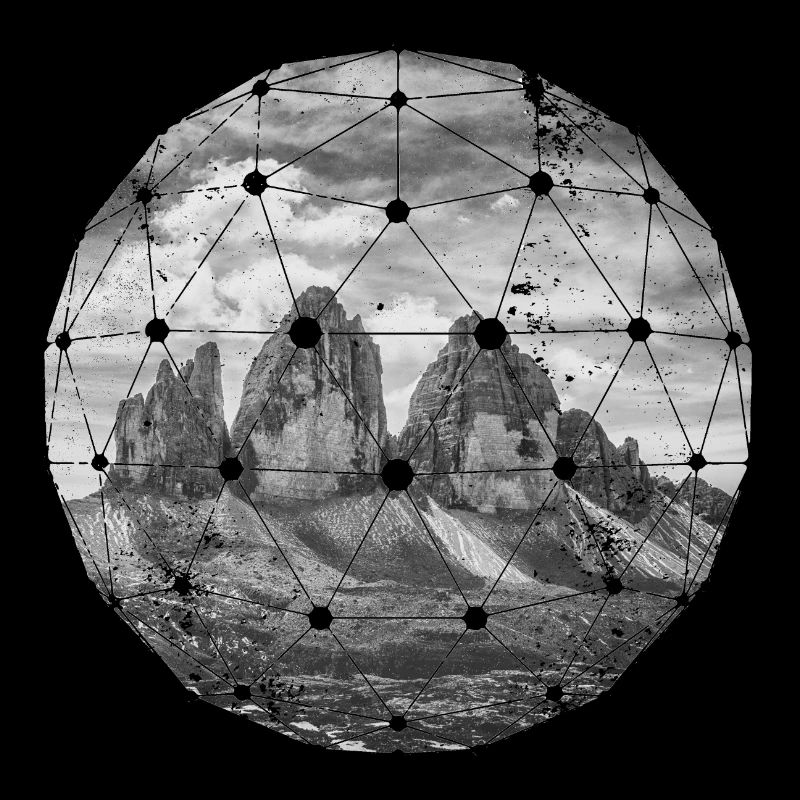 Trois Cnes Dolomites Forme géométrique Polygone