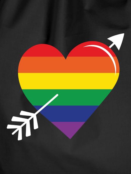 Arrow Rainbow Heart Pride