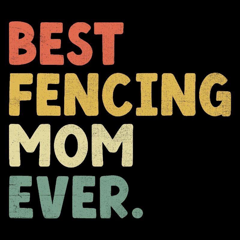 Meilleure Escrime Maman Jamais Épée Épée Escrimeuse Mère