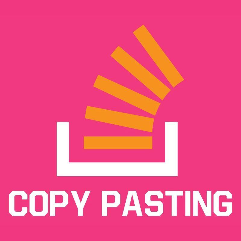 Copy Pasting Programming Coder Software Developer