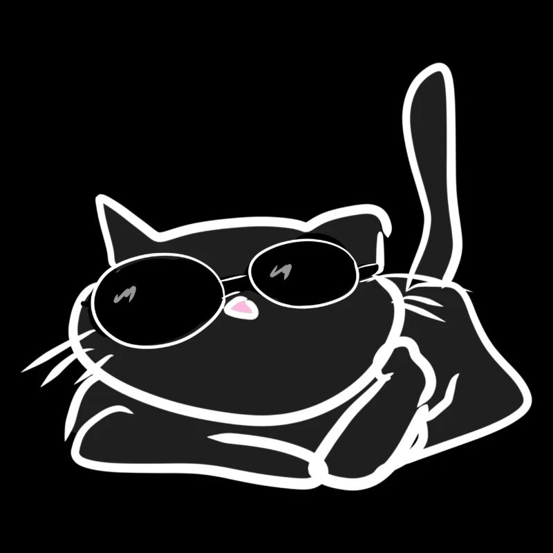 coole Katze Tier Haustier sommer
