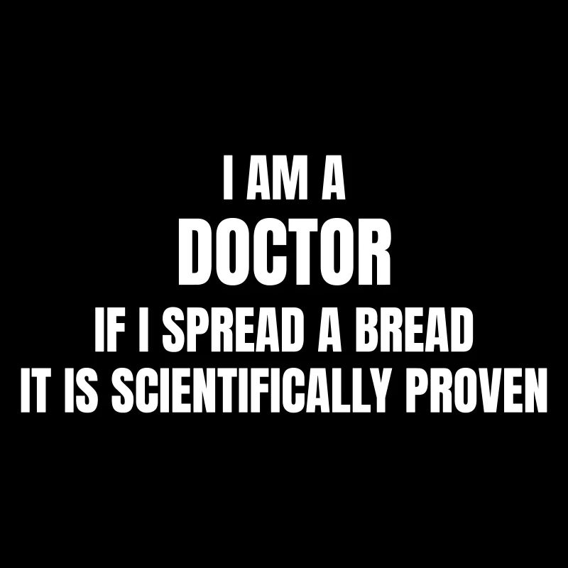 Doctor spread a bread