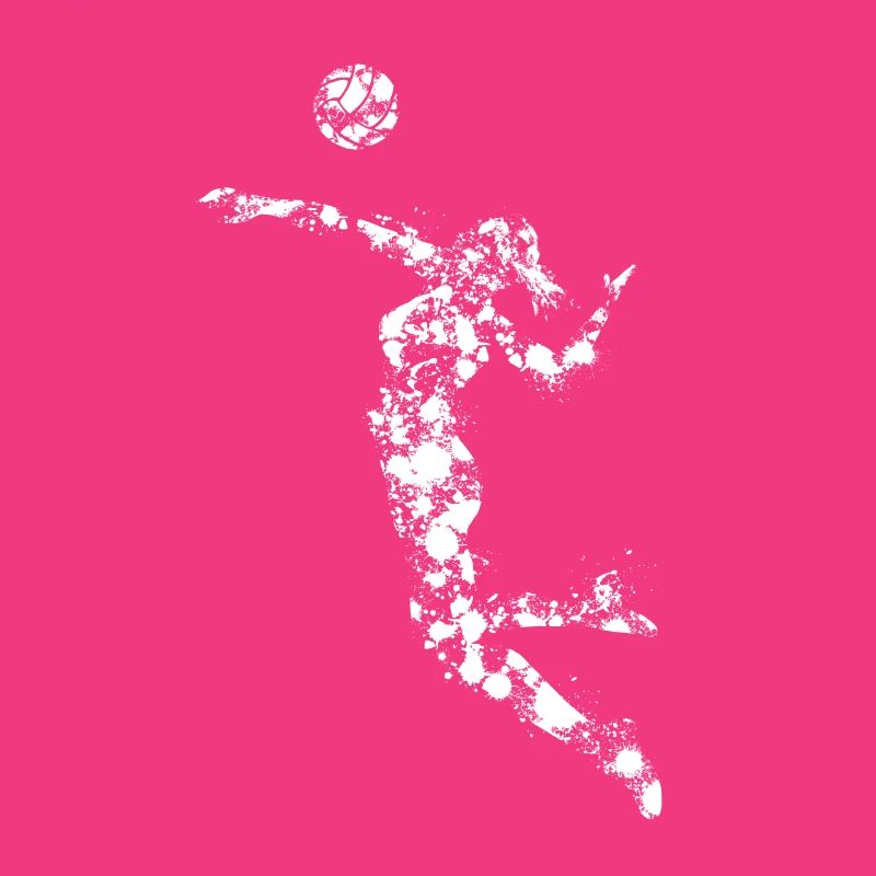 Volleyball Frau oder Mädchen