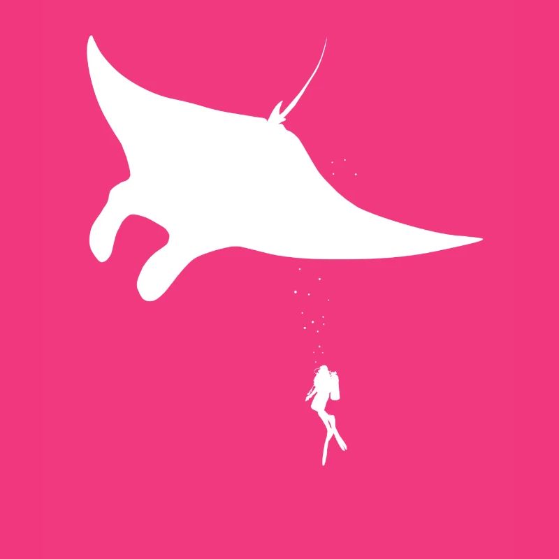 Dive Underwater Manta Ray Gift Idea