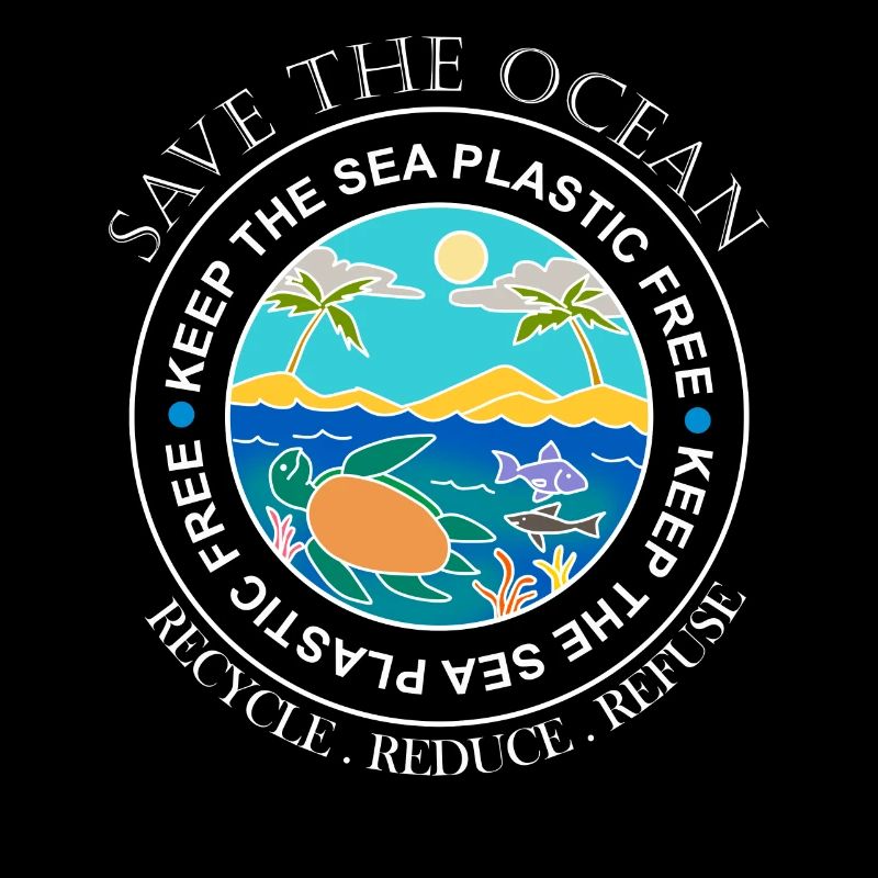 Rettet den Ozean Plastik Ozean Kunststoff Geschenk